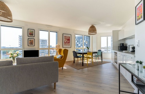 Vieux Malakoff Apartment | Le Manhattan – Élégance, Vue Panoramique et Confort au Cœur d’EuroNantes