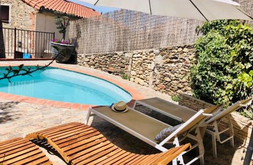 Montesquieu-des-Alberes House | Le Mas des Alberes Piscine privative proche mer et Collioure, climatisation, parking ,WiFi