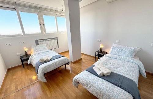 Torrejon de Ardoz Apartment | Madrid Luxe Oasis 4 Bedroom with Terrace & Pool