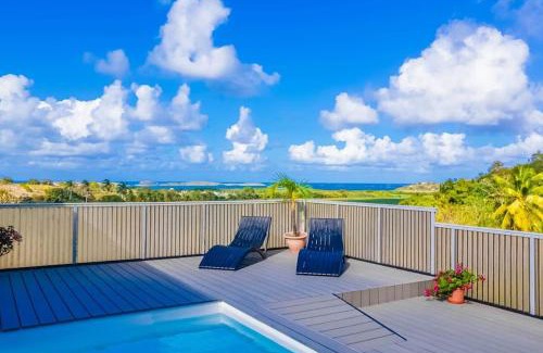 Le Francois Villa | Magnifique villa piscine, vue mer, 8 km plages