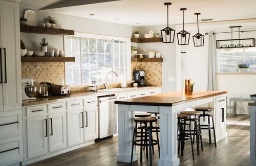 Ahwahnee House | Modern Farmhouse by Casa Oso with hot tub/views