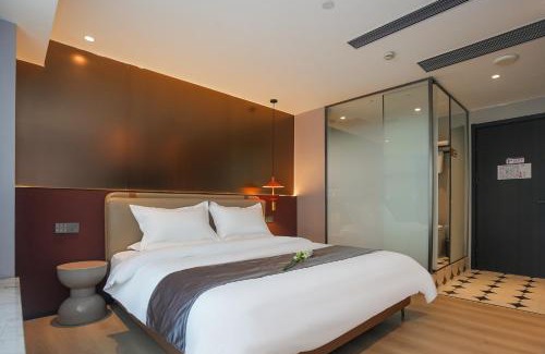 Feishajiao Apartment | Modern Space Hotel-Guangzhou Nansha Wanda Plaza near Line4 STN&Line18 STN-Reputation Preferred