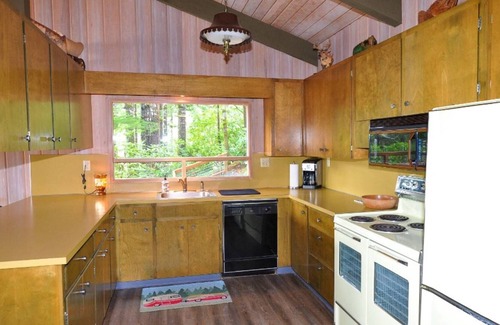 Florence Cabin | New Listing! Adorable lakefront cabin on Mercer lake, private dock, kayaks, gas grill