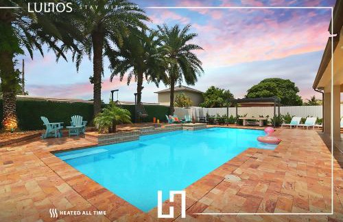 Carol City House | Oasis with Pool Spa Games 5BR L21