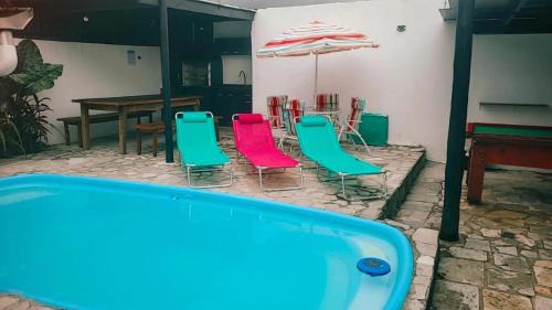Praia da Enseada House | Praia Piscina Bilhar Churrasqueira
