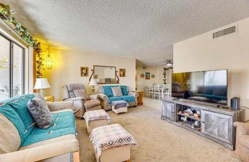 Fountain of the Sun House | Private Backyard Sunny Mesa Home with Pool Access