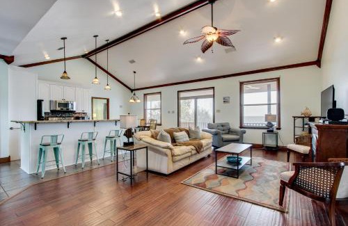 Ocean Springs House | Private Beach and Views! Stilted Ocean Springs Home
