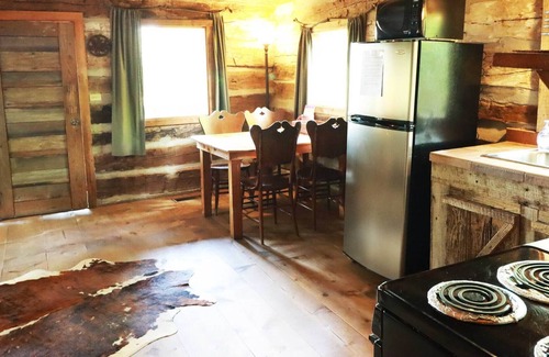 Brenham Cabin | Private Log Cabin for a Unique Getaway at Scenic Hill Retreat