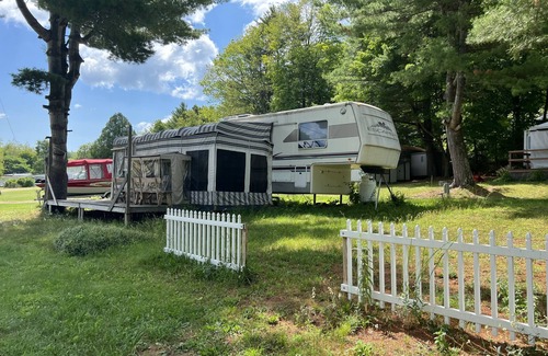 Town of Chesterfield RV Rental | Quiet campground, minutes from Port Kent! LOT ONLY CAMPER NOT INCLUDED