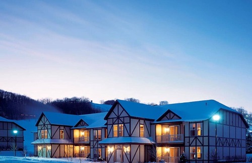 Boyne City Condo | Relax in this 1BD resort condo after skiing at Boyne Mountain