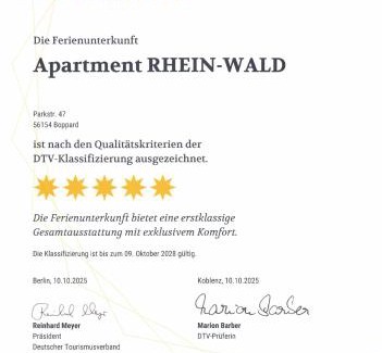 Boppard Apartment | RHEIN-WALD Exklusives Apartment mit Rheinblick