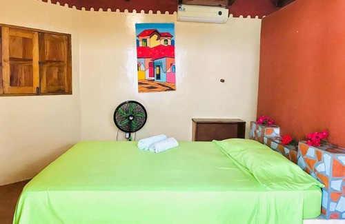 Las Penitas House | Room in B&B - Beach Hotel Room For 6 P Pool Breakfast and Fan