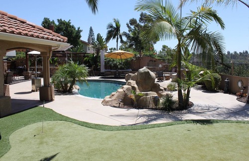 Poway House | San Diego home with RESORT BACKYARD!