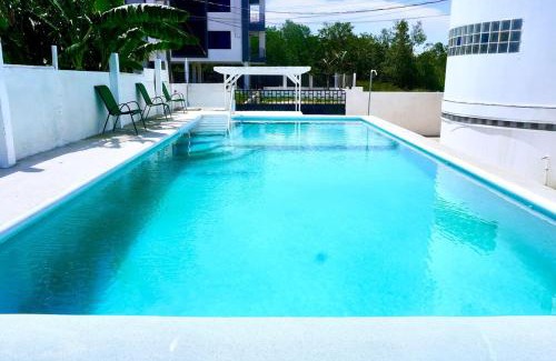 Belize City Apartment | See Belize SUNRISE Sea View 2-bed Studio with Pool & Deck, 1st Floor