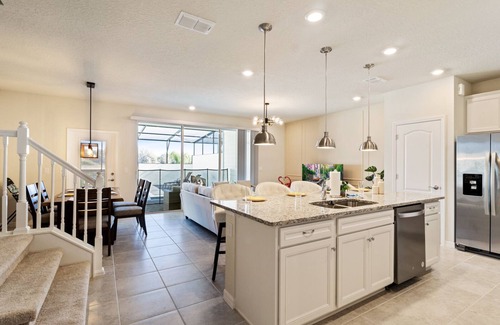 Sunridge Woods House | Solterra Elegantly 5BR4.5BA Villa w/private pool, Near Disney, FREE water park