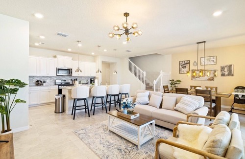 Sunridge Woods House | Solterra Elegantly 5BR4.5BA Villa w/private pool, Near Disney, FREE water park