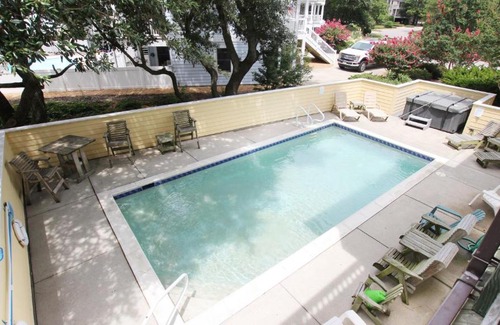 Corolla Light House | Soundfront, Private Pool, Hot Tub, Sound views! 519, Bay Breeze