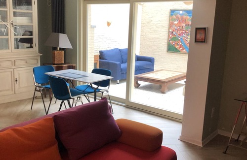 Tervuren Apartment | Spacious studio equipped with desk and furnished patio, Netflix.