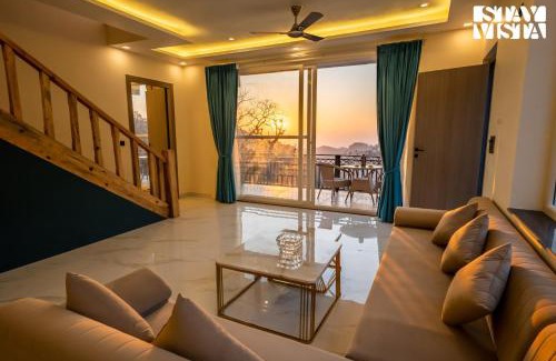 Naina Range Villa | StayVista at Sunset Springs with Heated Swimming Pool