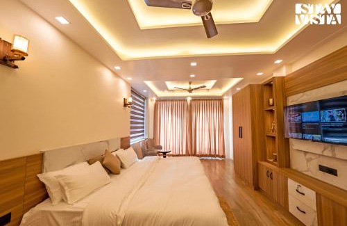 Naina Range Villa | StayVista at Sunset Springs with Heated Swimming Pool