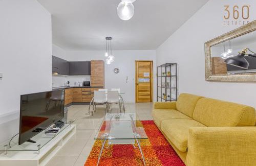 St. Andrew's Apartment | Stylish 1BR home with full amenities in Swieqi by 360 Estates