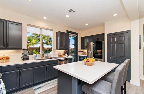 Indio Apartment | Stylish Indio Home w/Pool, Spa & Fire Pit