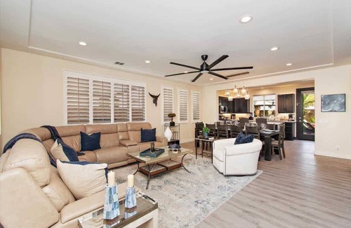 Indio Apartment | Stylish Indio Home w/Pool, Spa & Fire Pit
