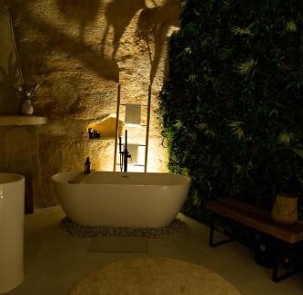 Doue-la-Fontaine Apartment | Suite troglodyte & spa privé - Luxe et détente