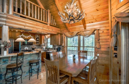 Garner Cove Cabin | The Bears Castle - Fire Pit, Hot Tub!