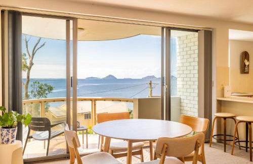 Soldiers Point Apartment | The Point 13, 5-7 Mitchell St - stunning water views, complex pool and WiFi