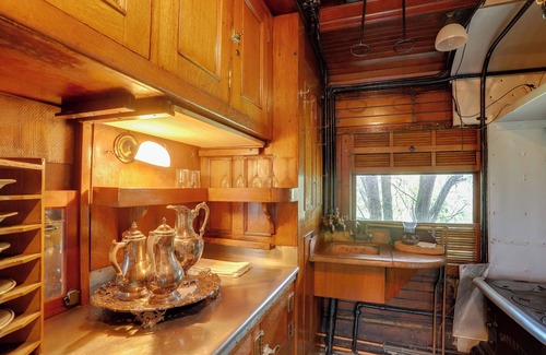 Adrian Furnace Cottage | The Presidential Stay, Converted Railcar in Dubois