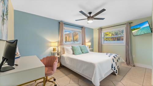 Cocoa Beach Apartment | The Shark Tank Cocoa Beach - Margaritaville, Downtown, 5-Min Walk to Beach, Shops & Bars