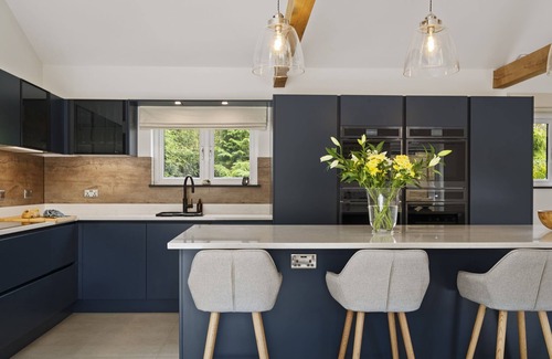 Porthyrhyd House | This luxurious old school house with hot tub, perfect for 8 guests