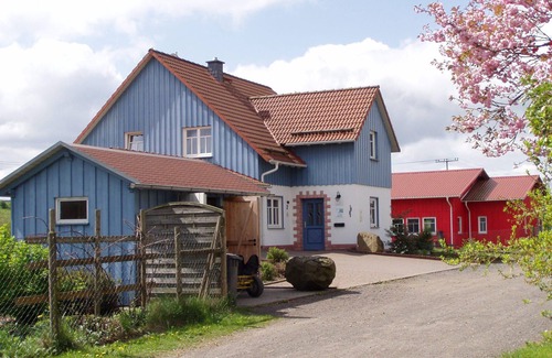 Grebenhain Apartment | Tiny house goat stable, 1 double bed + 1 single bed, max. for 4 persons