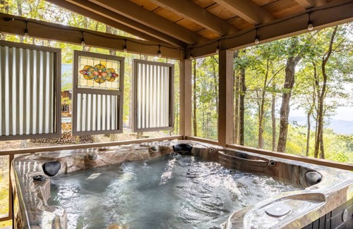 Mentone Cabin | VIEWS! Mountain & Sunset l Hot Tub