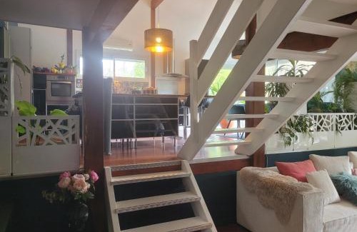 Tarnos Villa | villa bois sur pilotis avec vue sur forêt