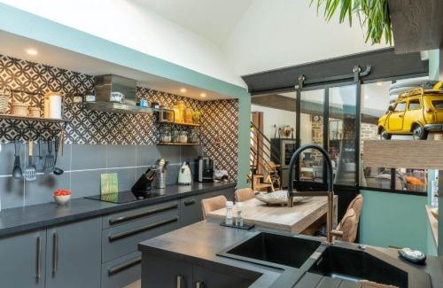 Guisseny Villa | Villa Ty Amor - avec grand jardin et jacuzzi pour 9