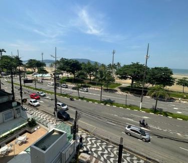 Gonzaga Apartment | Vista ao mar no Gonzaga
