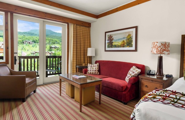 #1428 * Lodge at Spruce Peak | Ski in Ski out | Studio | Expansive views of Spruce Peak and Village