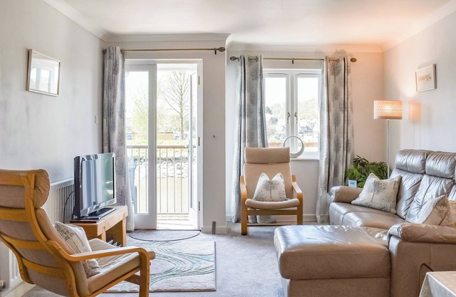 A beautifully styled apartment, perched on the banks of the River Camel.