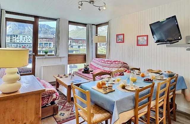 Appartement spacieux 4 pièces 8 pers à Tignes, Lavachet, proche pistes & commerces, balcon sud - FR-1-411-313