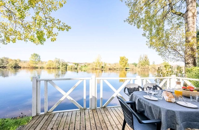 Camping Les Bö-Bains * - 3-bedroom mobile home on the banks of the river, air-conditioned Sunday/Sunday (33 m²) n°3 to 5 6 people