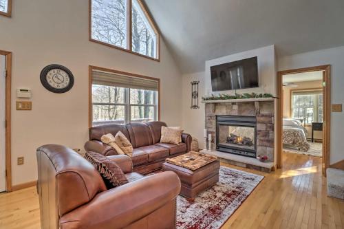 Deck, Pool, Trails Access Pocono Family Home!