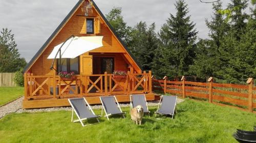 Domek nad Narwią z balią jacuzzi