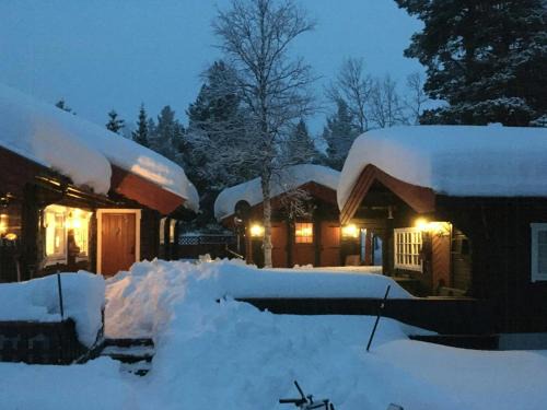 Family Cabin Cluster By Waterfall In Bjorli