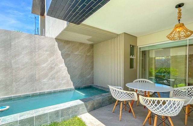 Flat com piscina em Carneiros, Tamandaré/PE