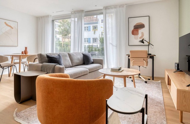 Lovely Wipkingen 2BR w/ Storage & W/D, nr Market, by Blueground