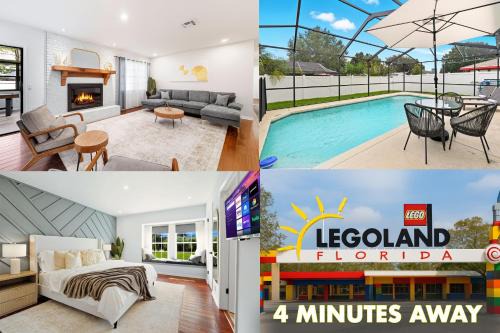 Luxury 3BR with Private POOL & GAME ROOM, only 4 MIN to LEGOLAND