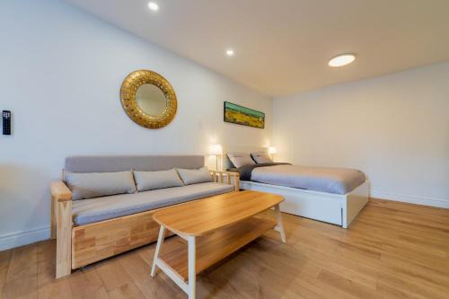 New Renovated Studio Queen Bed Sofa Bed