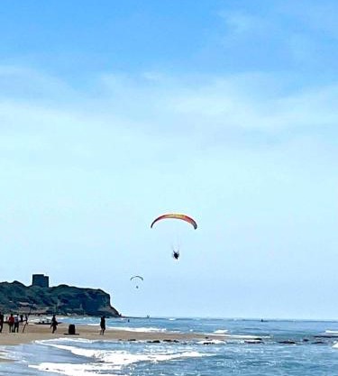 Relaxing beach near Rome